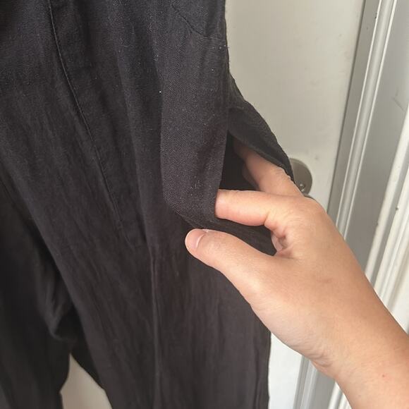 Natura Cropped Basic Viscose Jumpsuit. Size S - Picture 10 of 10